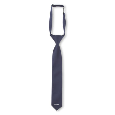 Corbata Boss azul marino para niño y teen